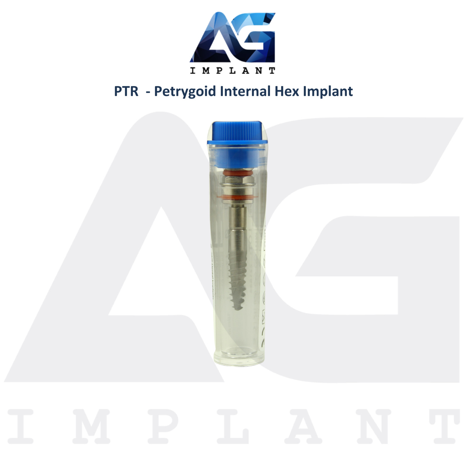 PTR – Petrygoid Int Hex Dental Fixture 2.42mm Connection System Ø4.2mm RBM