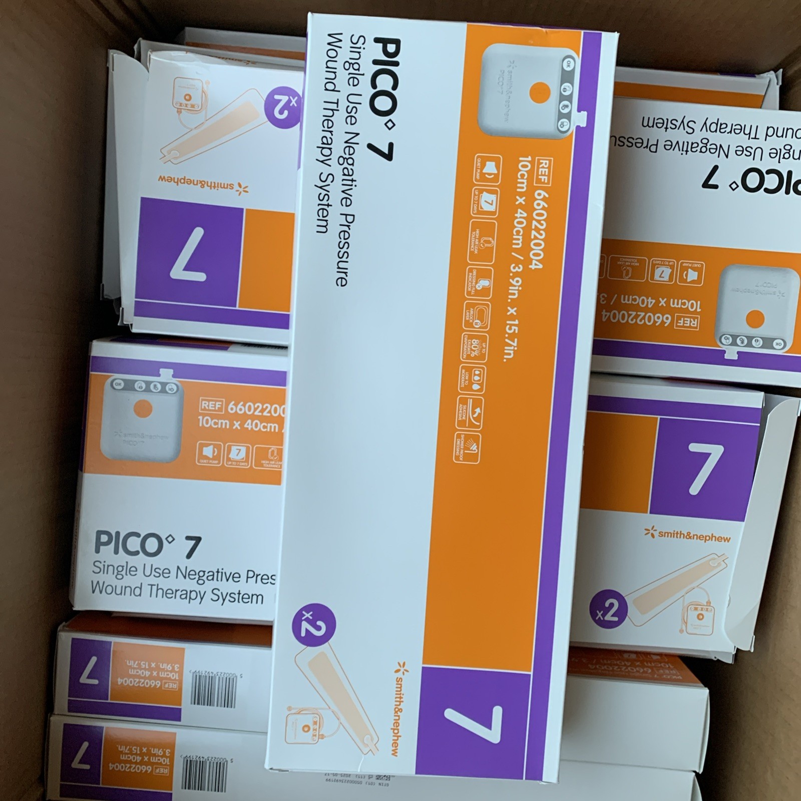 Smith & Nephew Pico 7 Wound Therapy 3.9″ x 15.7″ System 66022004 NEW SEALED