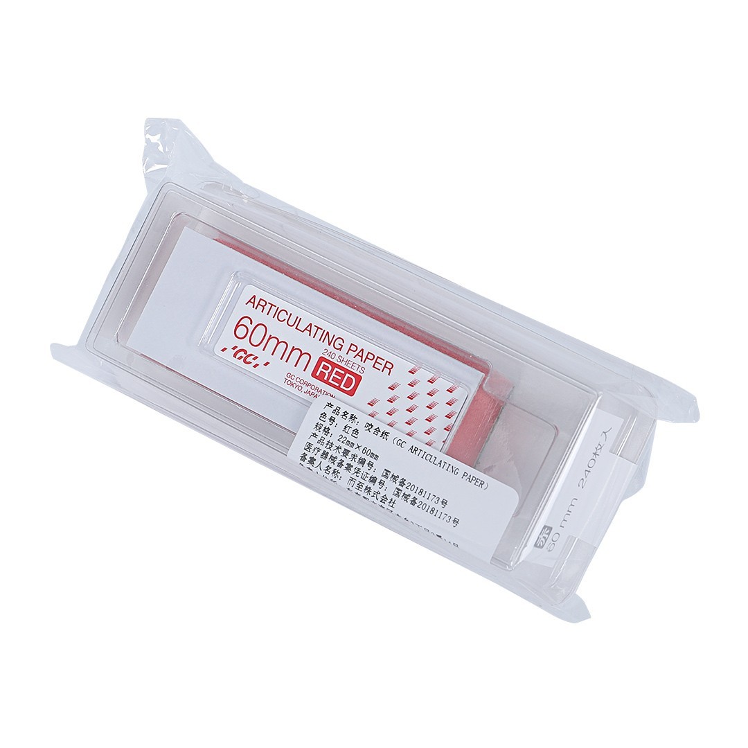 GC Articulating Paper 3 Sizes 120/240/480 Sheets Red Blue Dental Occlusion
