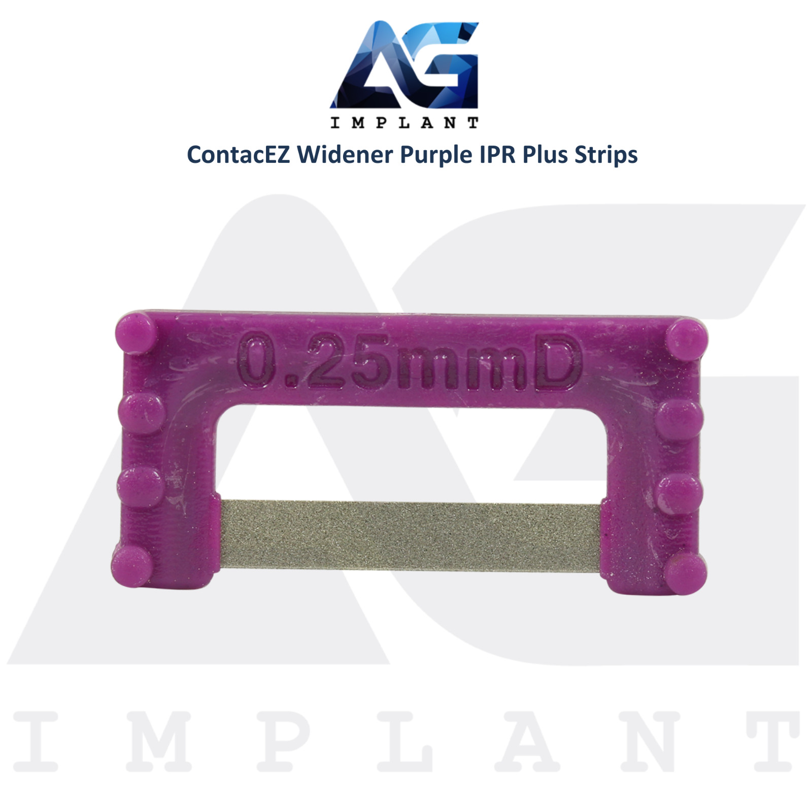 Double Sided Widener Purple Flexible Diamond Coated Dental IPR Plus Strips Set