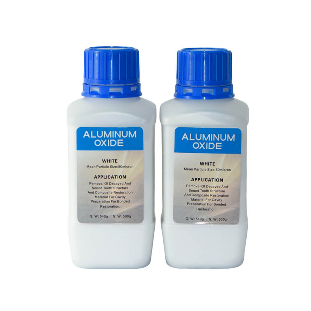Dental Alumina Blasting Machine Micro-coarse Alumnum Powder 500g/Bottle