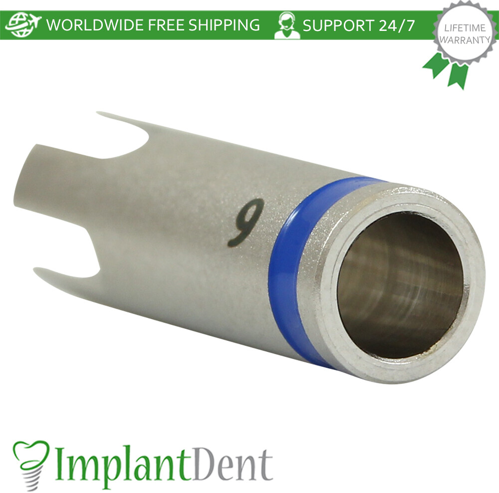 Dental Drill Stopper 3.2mm – Blue Stainless Steel Dentistry Tool