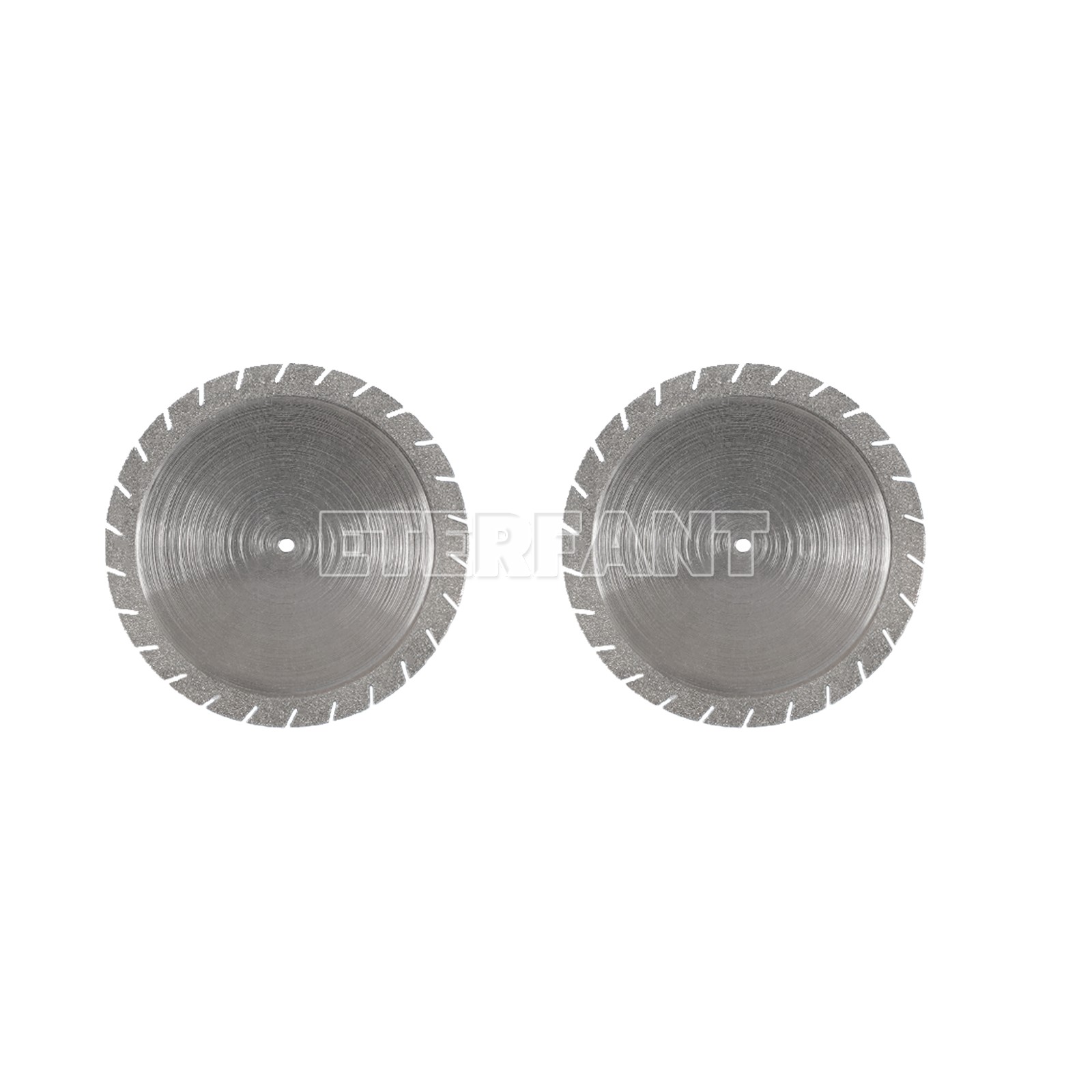 2PCs 40mm*0.3mm Dental Lab Diamond Cutting Disc Double Sided Crown Plaster Disc