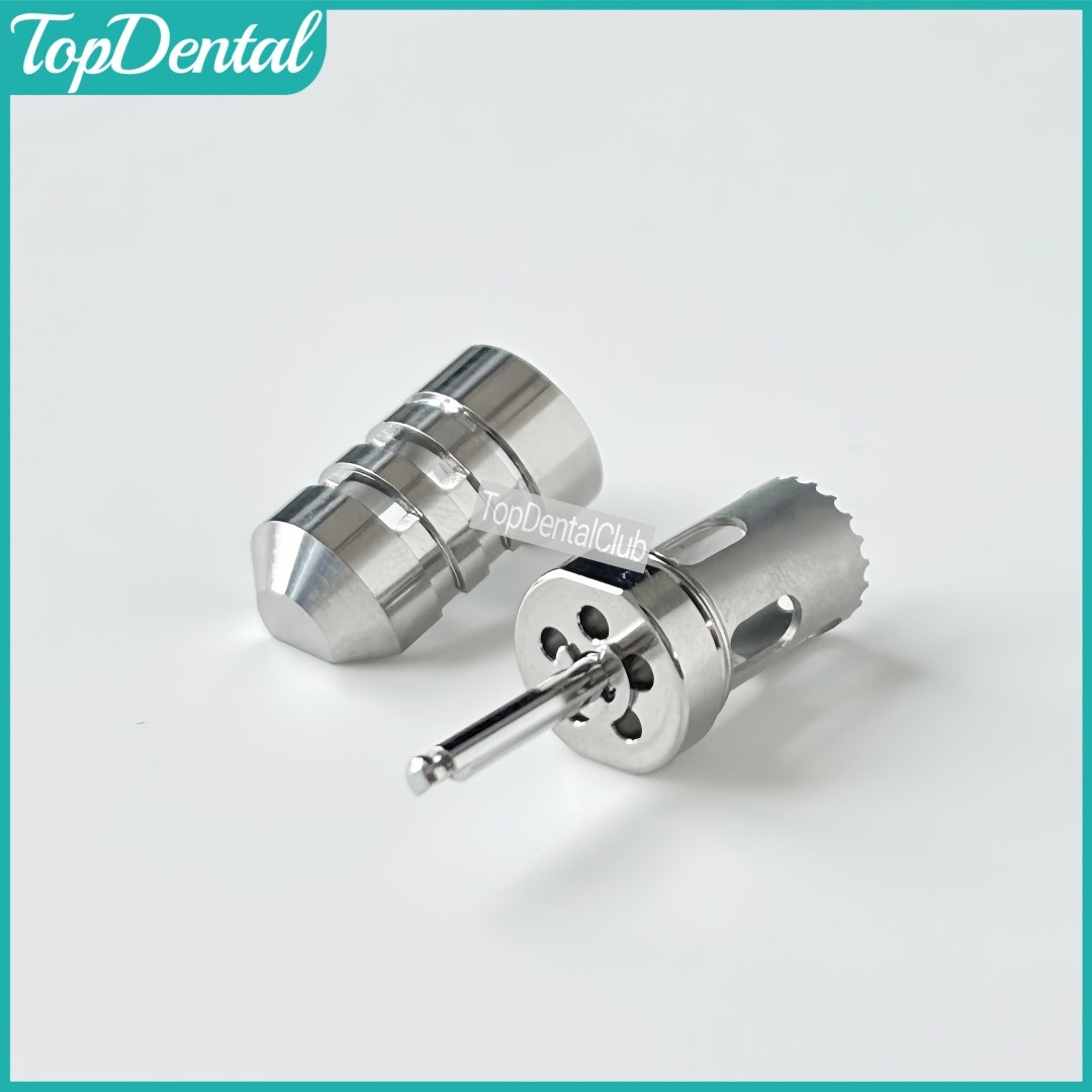 Dental SLT Half Moon Harvest Drill GBR Semilunar Technique To Extract Flake Bone