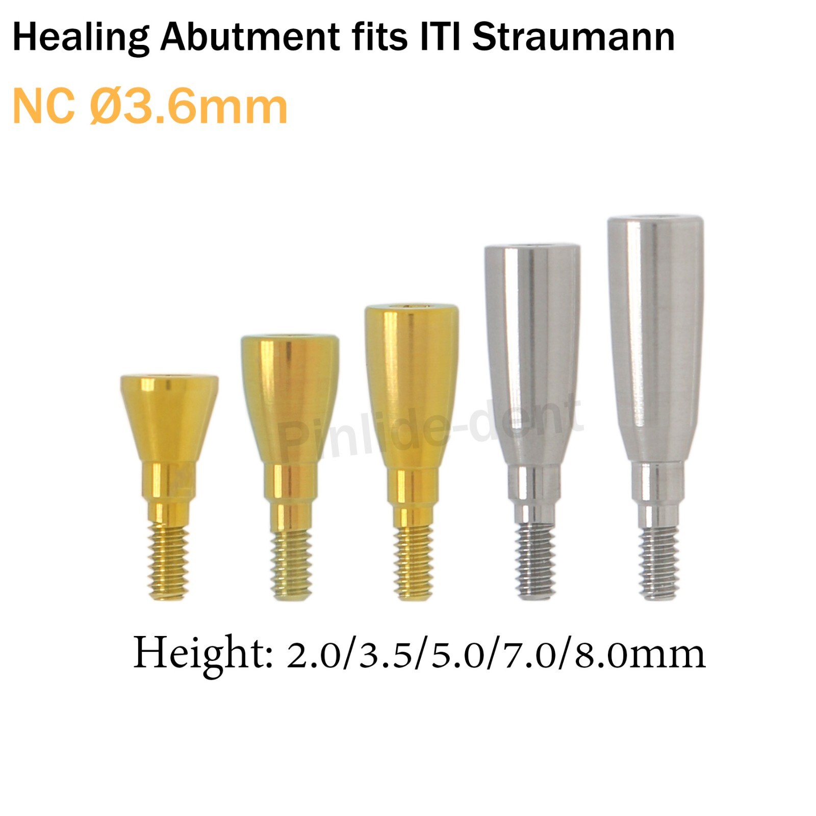 Dental Healing Abutment Caps NC/RC Cover Screw fits ITI Straumann BL/BLT