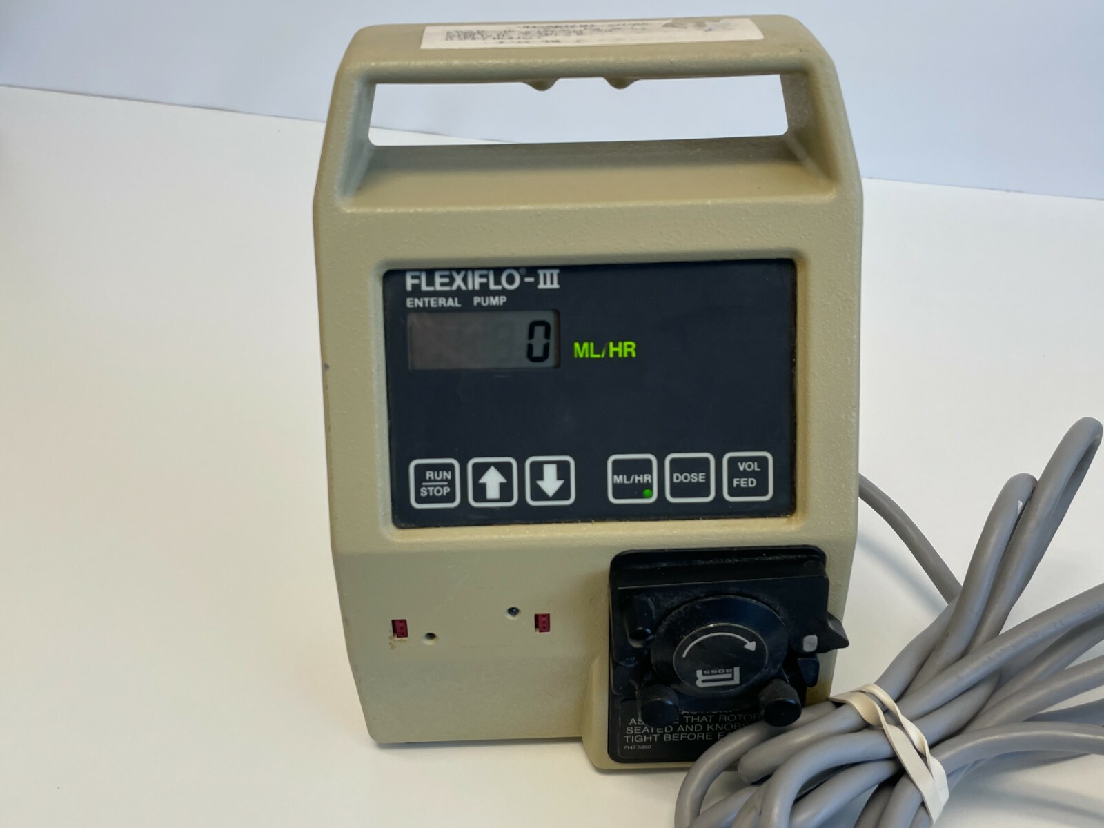 Ross Flexiflo III Enteral Feeding Pump Peristaltic