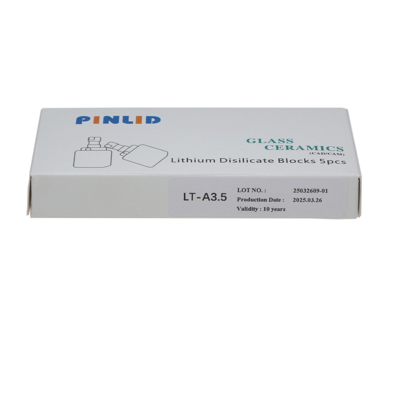 US Dental E. Max CAD CEREC InLab Blocks LT A3.5 C14 lithium disilicate blocks