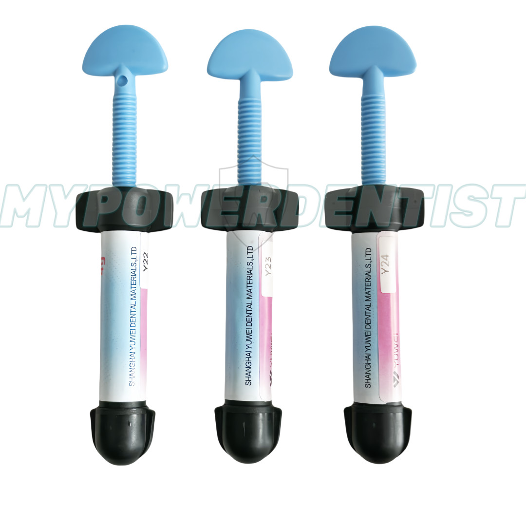 Pink Resin Dental Beauty Gum Composite Syringe Gingiva Recession Resin 3Shade