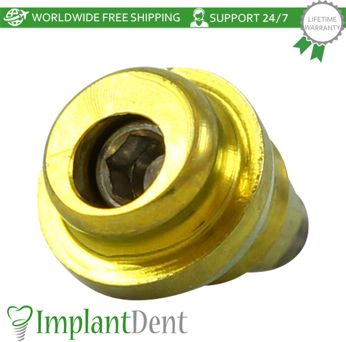 1x Dental Angulated 18° Loc In Attachment Standard Set Int Hex System 2.42mm