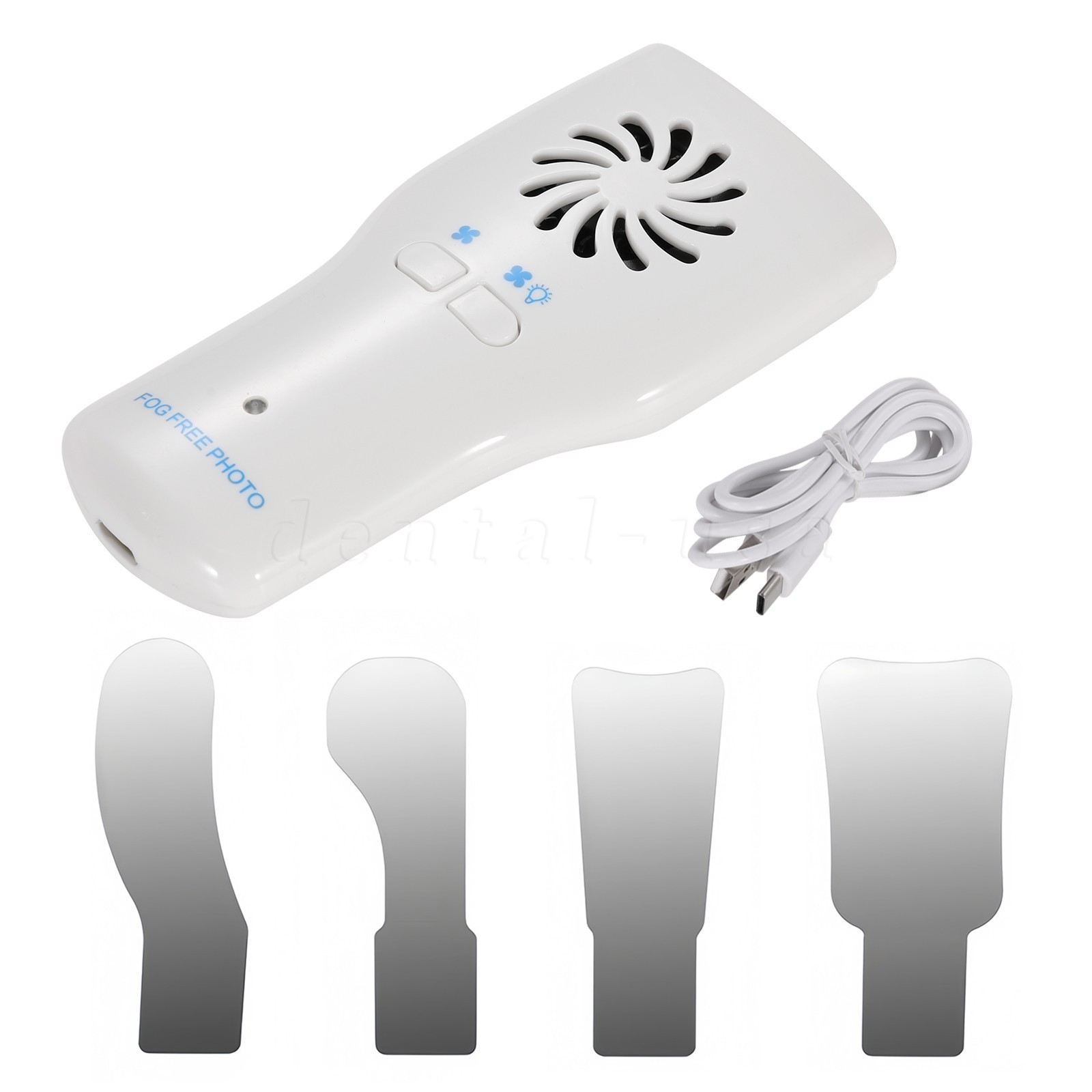 Dental Occlusal Mirror Fog Free LED Intra Oral Photo System 4 Mirrors Defogging
