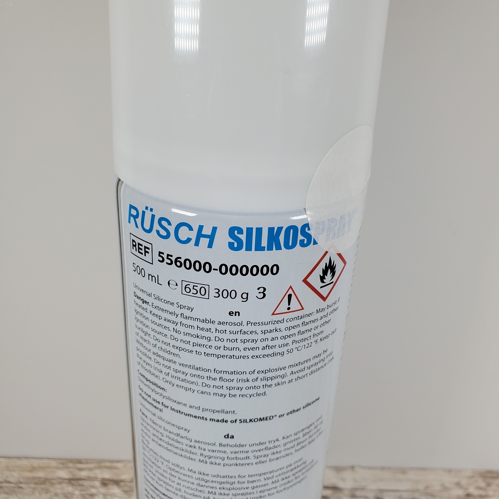 Rusch Silkospray 500 mL Universal Silicone Spray Aerosol – Instrument Lubricant