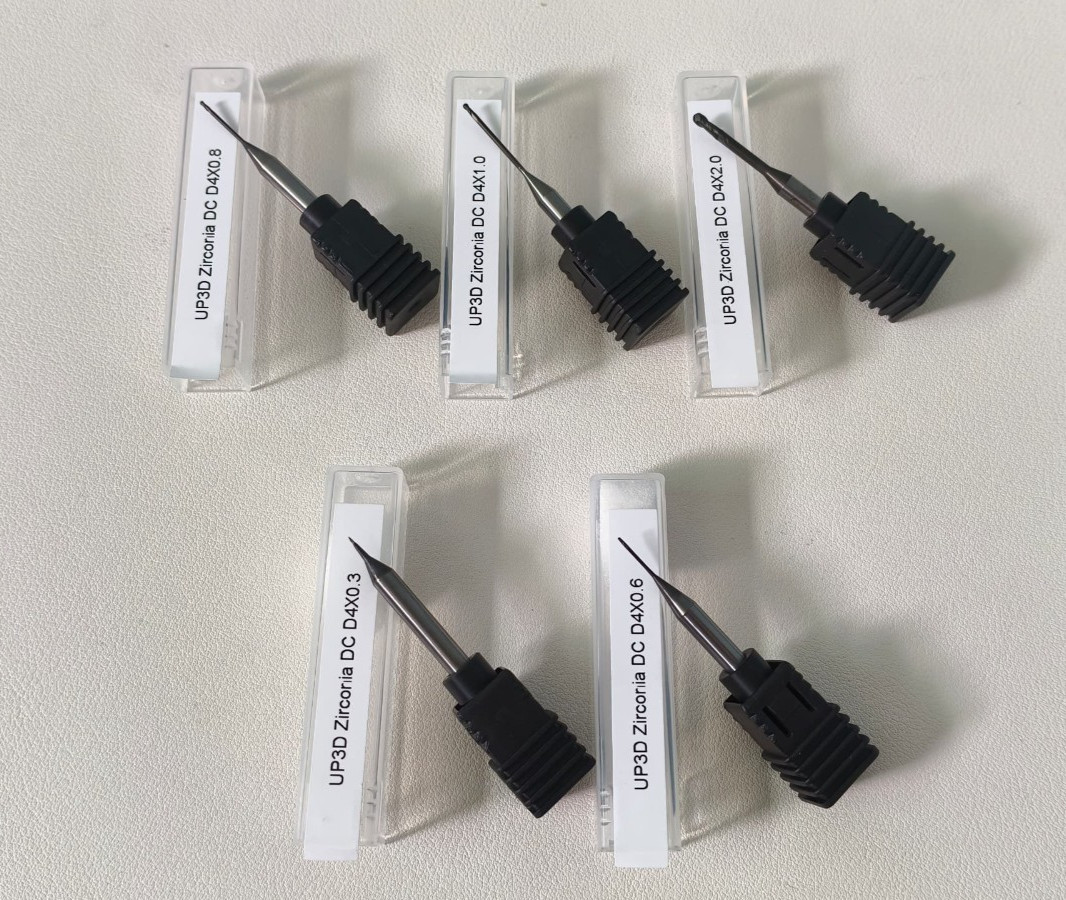 Dental CADCAM Diamond coated Milling bur UP3d P52, P53/Jiny JDM5Z/Camdent CDM5Z