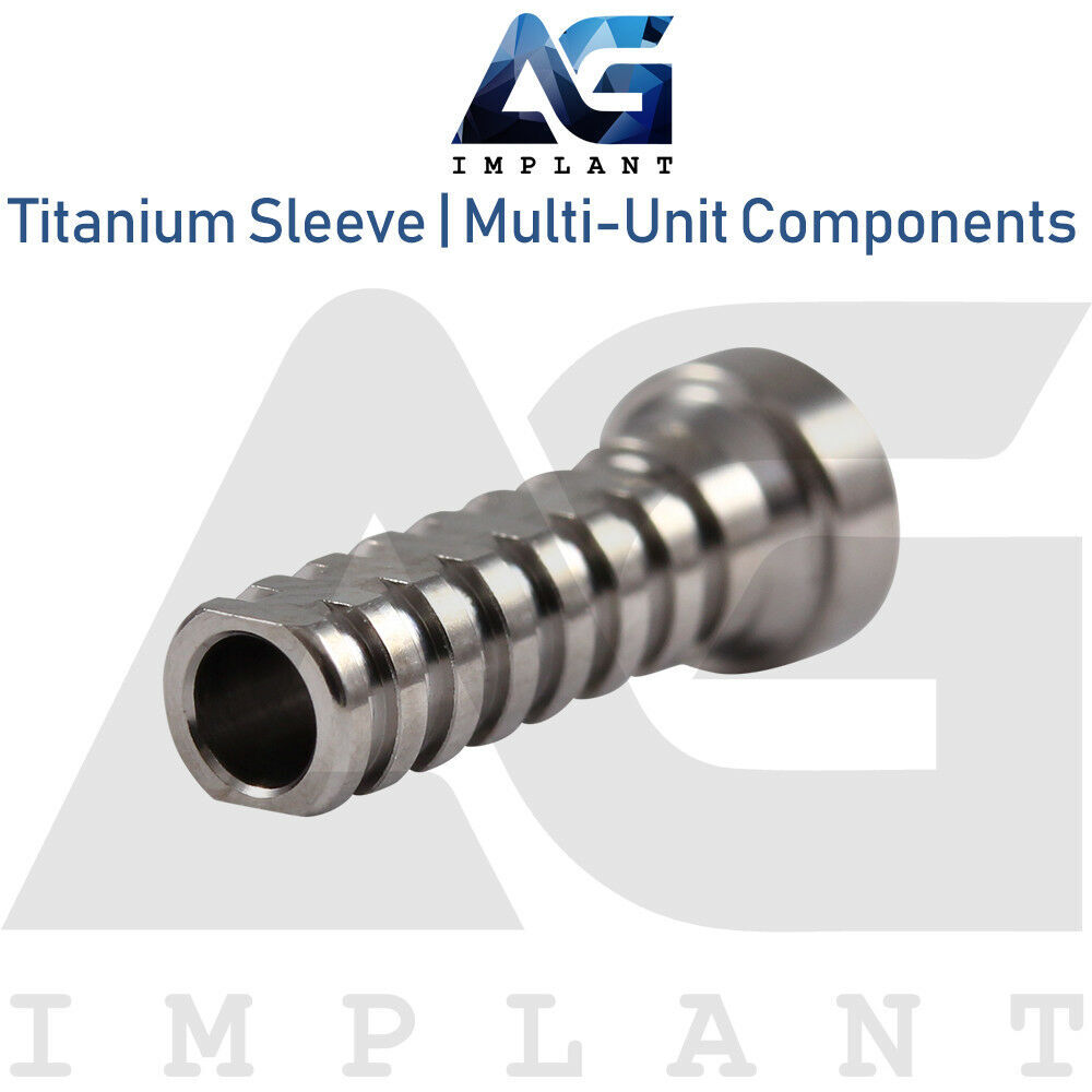 Angular Multi Unit Prosthetic System 17° Conical Connection RP Titanium Set