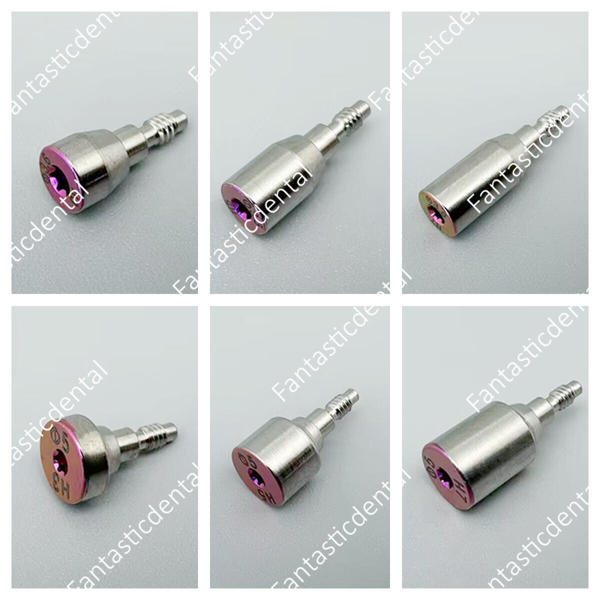 5Pieces Dental Healing Cap Abutment NP RP Fits Nobel Active NOB ∅3.6 ∅5.0 ∅6.0