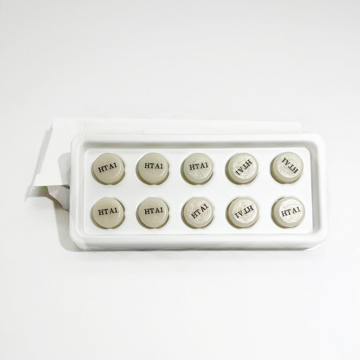 IPS Emax Press Ingots HT/LT Dental Glass Ceramics Lithium Disilicate Block 10Pcs