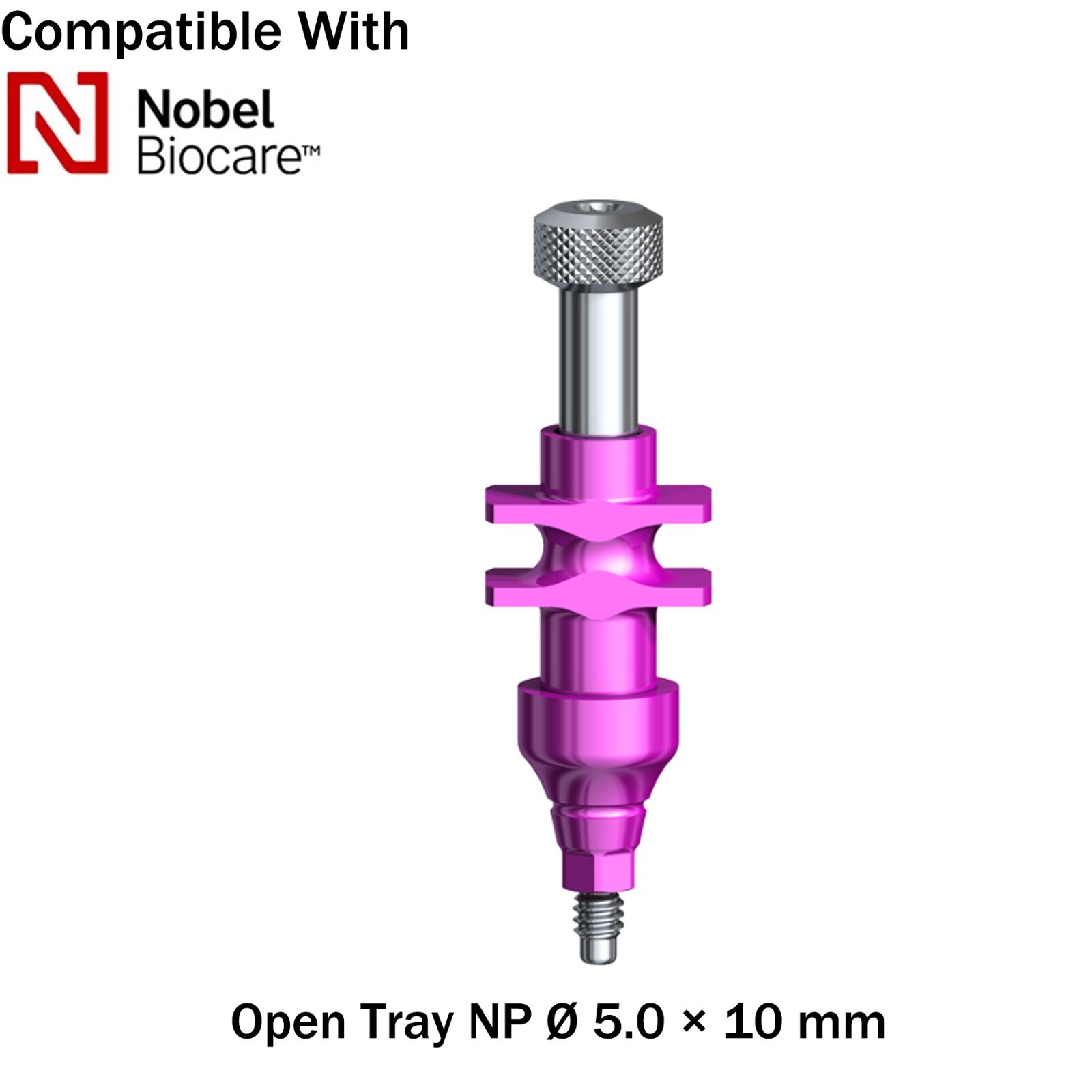 Dental Nobel Impression Coping Open Tray Conical Connection NP/RP Ø3.6/5.0mm