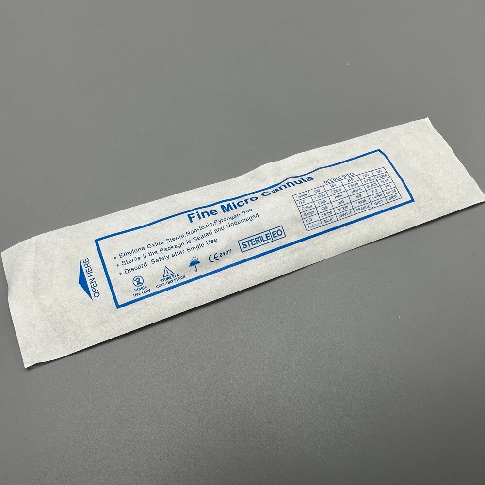 Micro Cannula with Puncture,Blunt Tip for Filler 14-27G–25/50/70/100mm