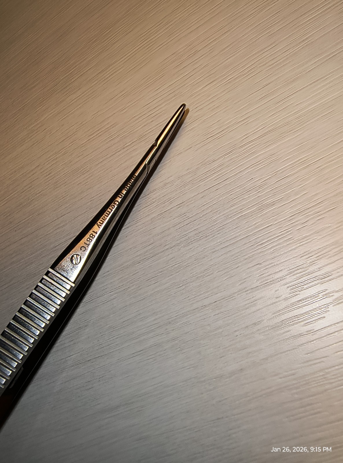 A-TITAN 188TC CASTROVIEJO FLAT HANDLE NEEDLE HOLDER, DENTAL TOOL