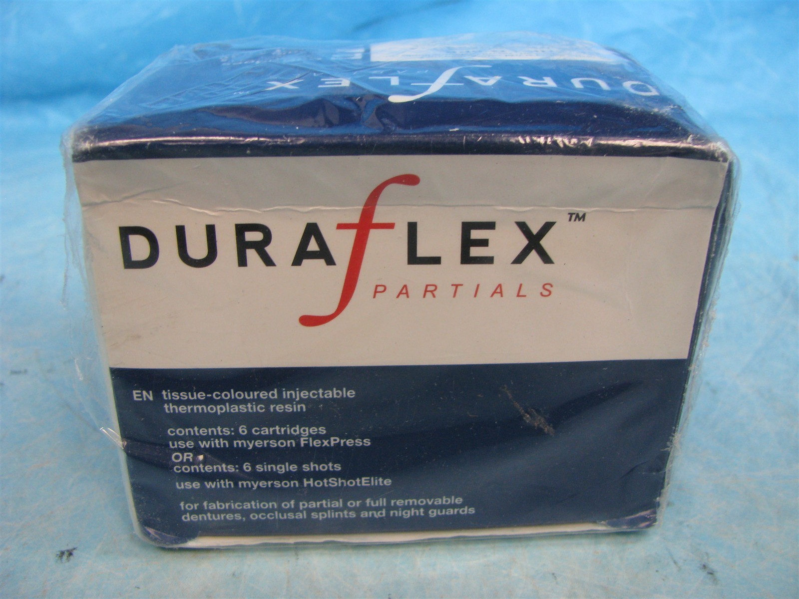 DuraFlex Partials Denture Resin Cartridge Pink Large 6/Pk – DF-PNK-LG-6PK – NEW