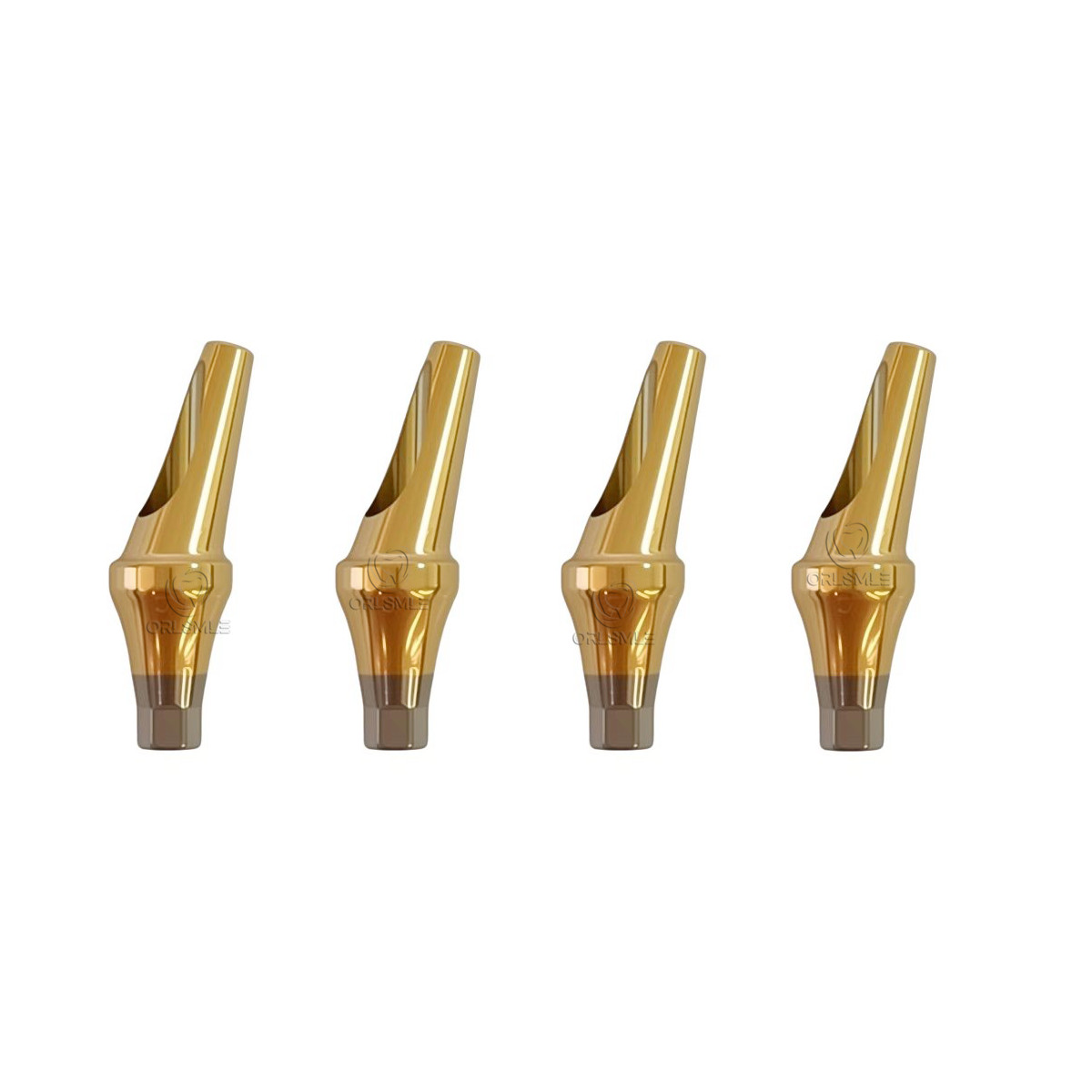 10Pcs Dental Angled abutment 17° Fits Hiossen Osstem TS Mini Regular Hex Non-hex