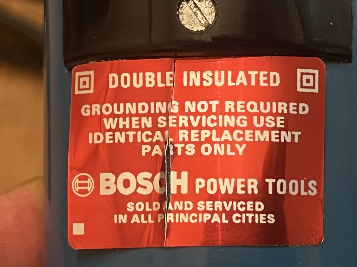 Bosch 1575A Electric Foam Rubber Cutter Corded Power Tool with Base Plate