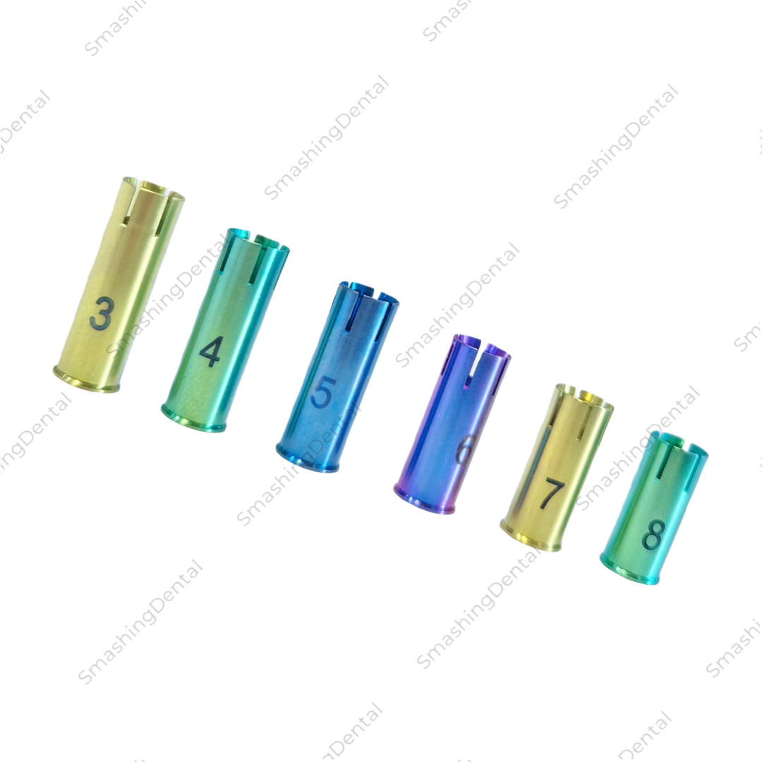 Dental DLC Lift Drill Reamer Stopper Im plant Crestal Drill Bit Sleeve CAS