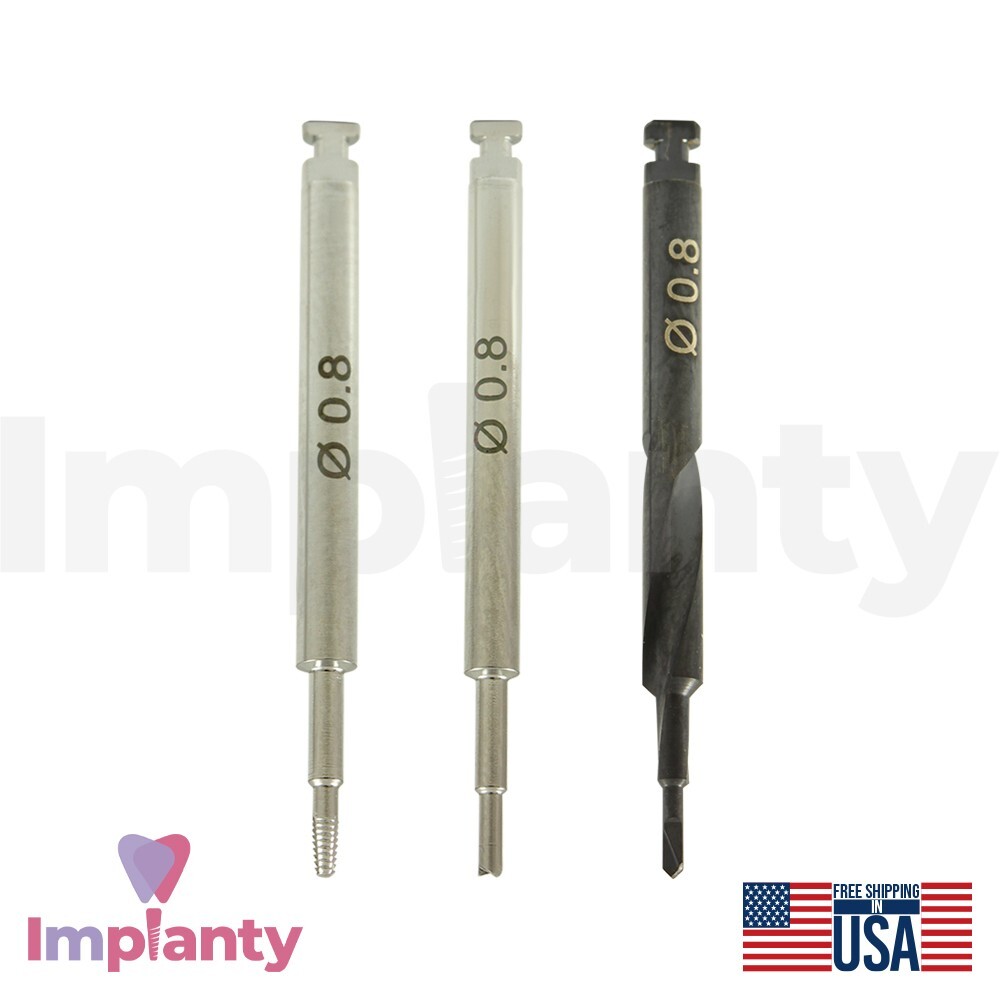 GDT Fixture & Screw Remover Compact Kit Stainless Steel Tool Dentistry
