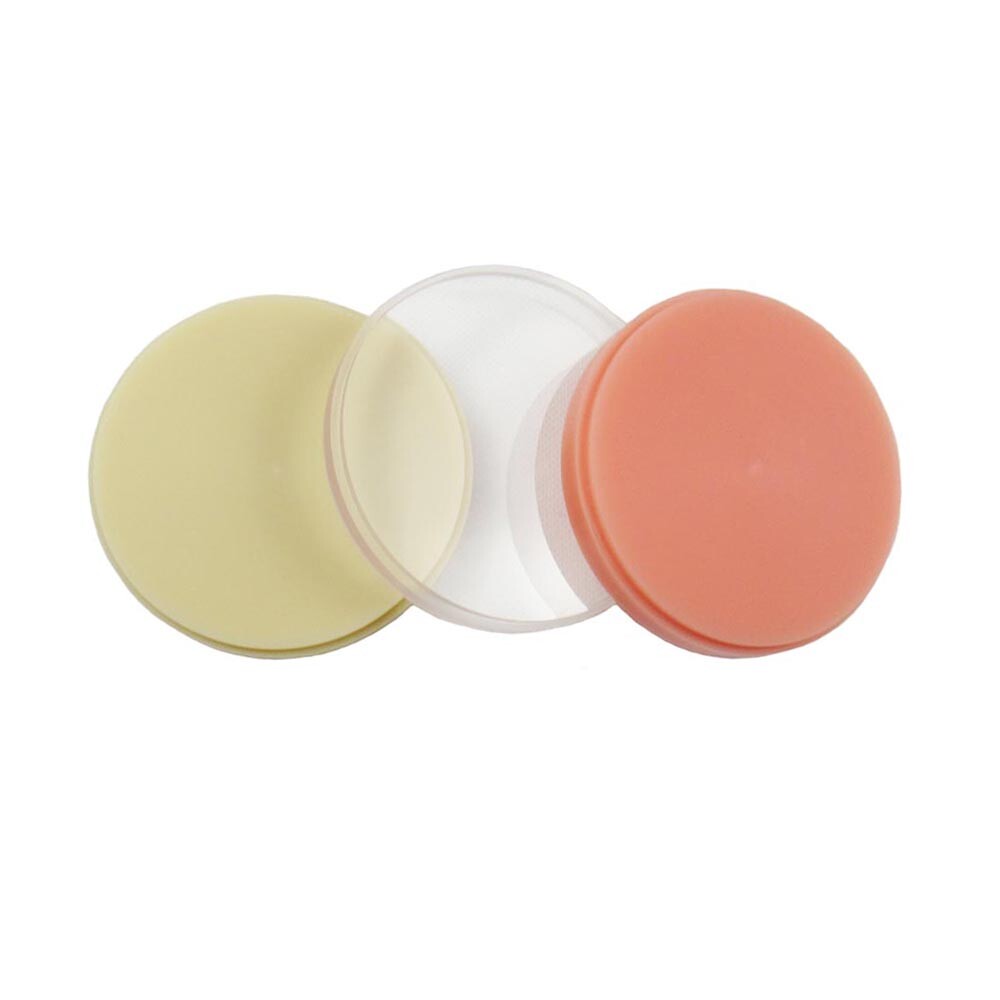 Sample CAD CAM PMMA Milling Disc Clear and Pink OD98mm Dental lab PMMA Block