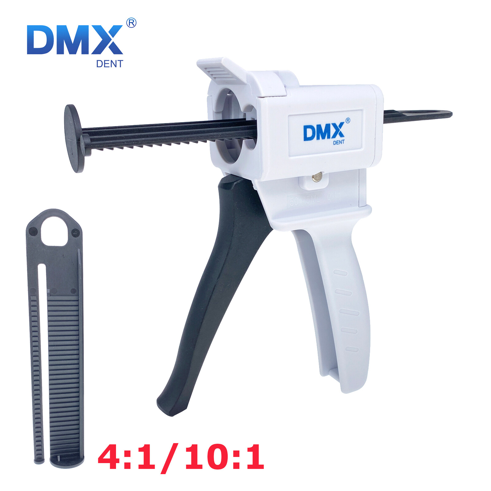 1:1/2:1&4:1/10:1 Dental Impression 50ml Mixing Dispenser Dispensing Caulking Gun