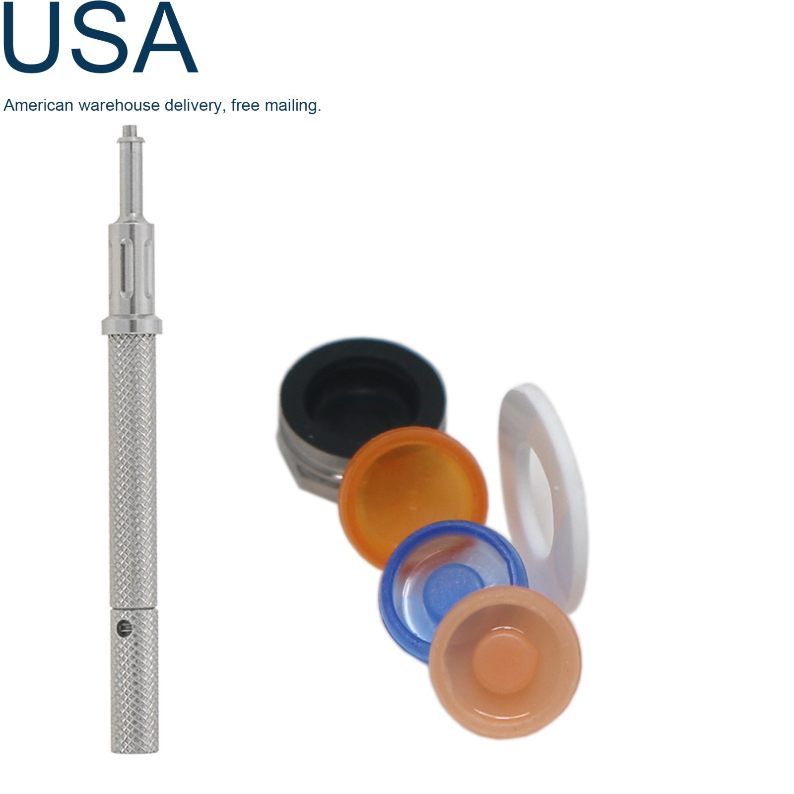 US Dental Retention Cap Set And Male Cap Insertion Extraction Locator core Tool