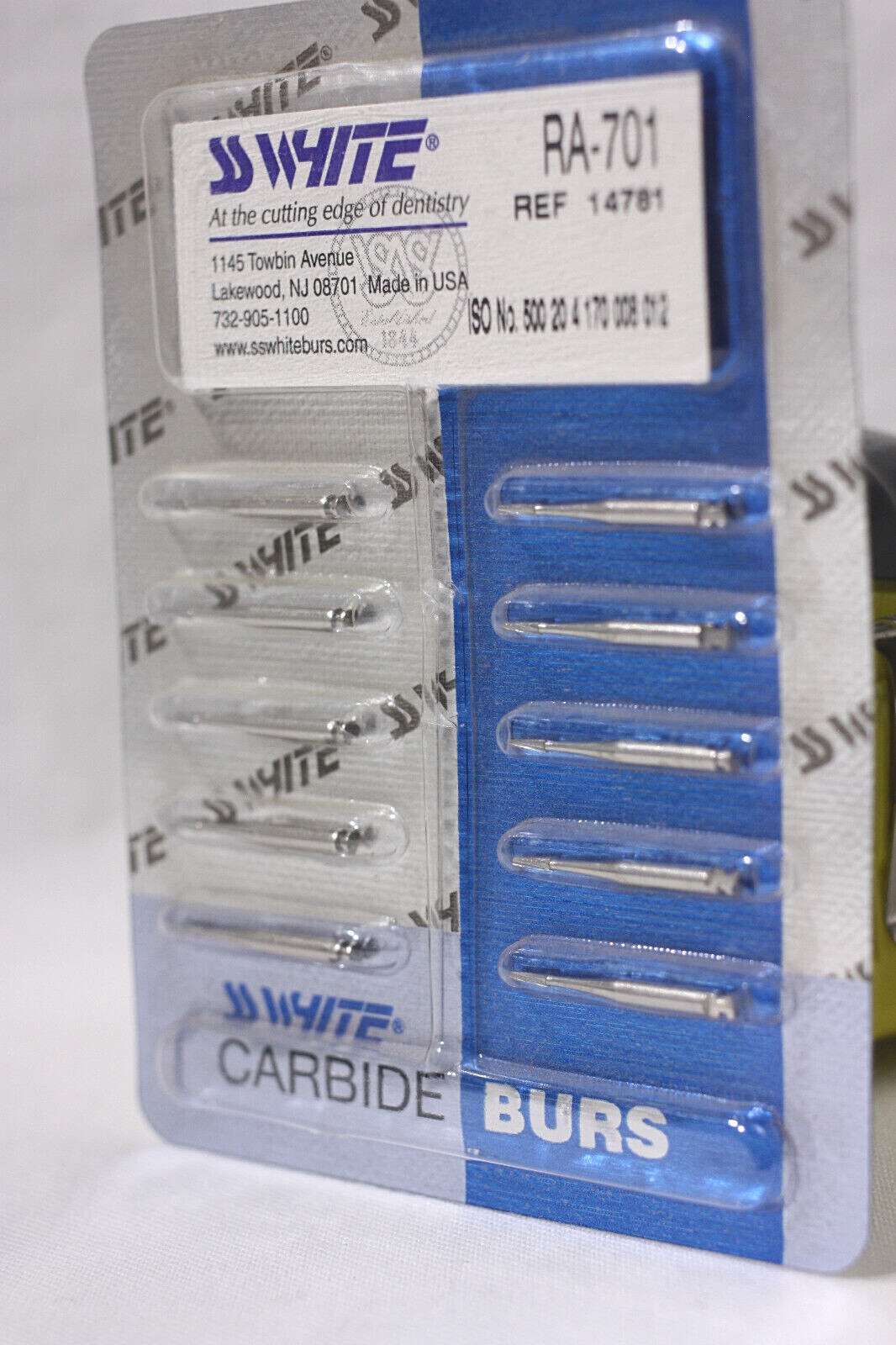 **NEW** SS White – RA 701 Dental Carbide Bur P/N 14781 **FREE SHIPPING**
