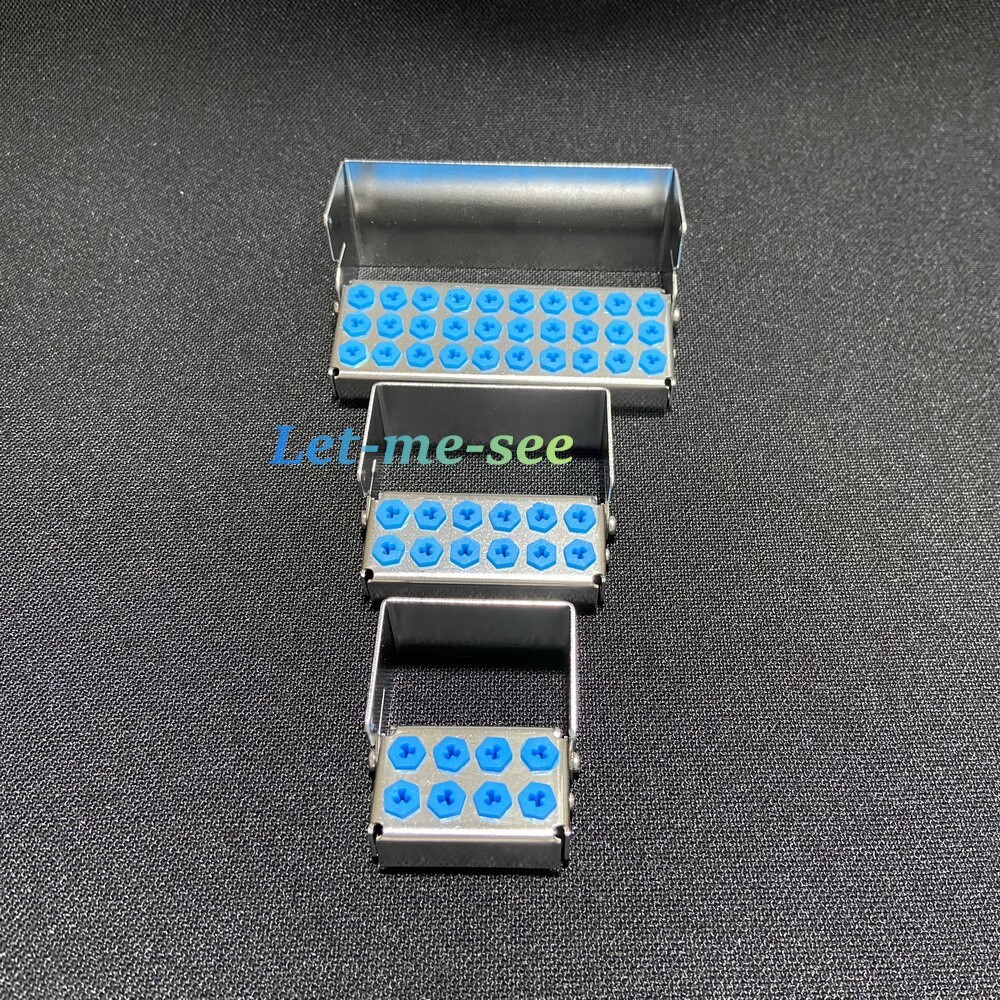Dental Disinfection Box Implant Drill Burs Organizer Holder Block 8/12/30 Holes
