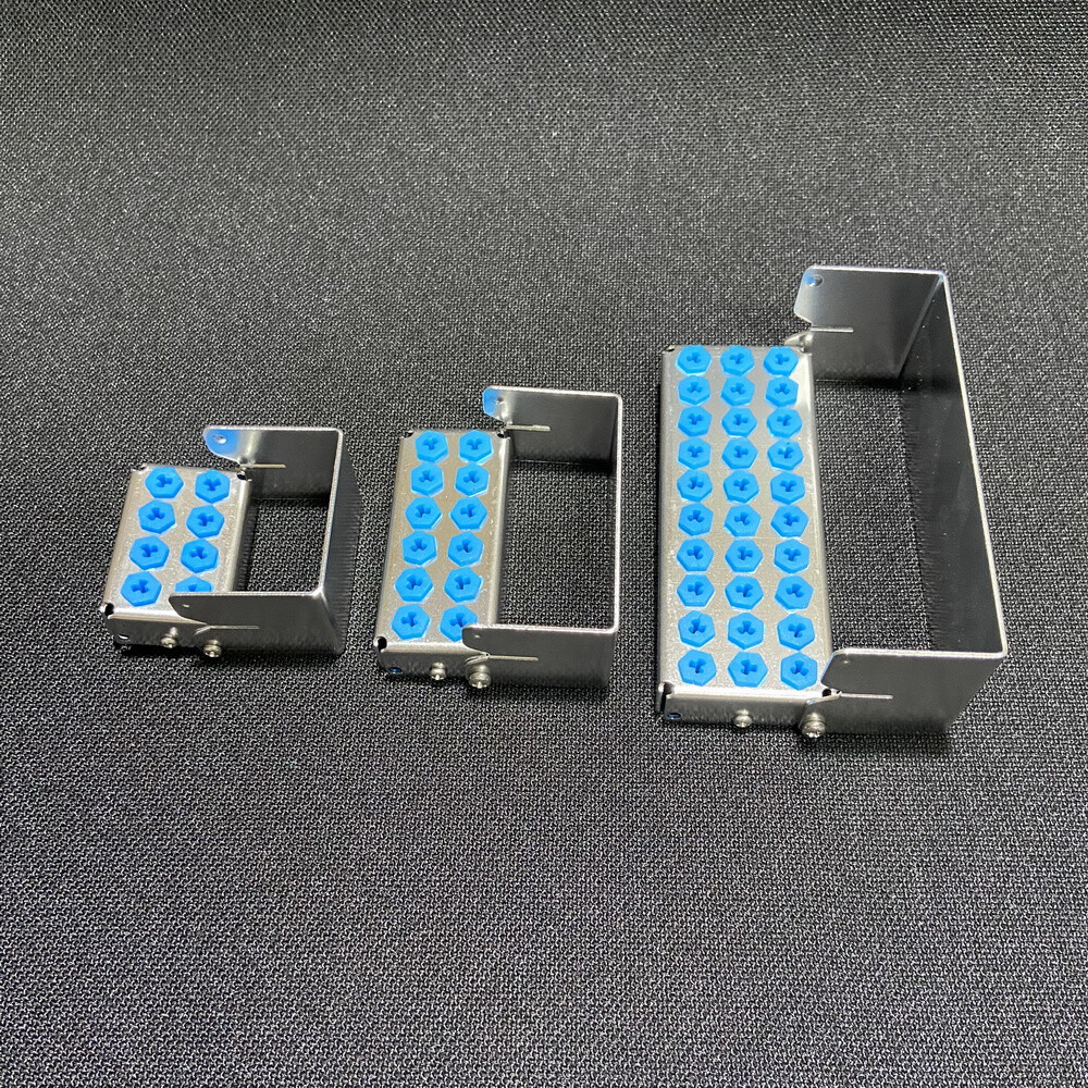 Dental Implant Drills Organizer Holder Sterilization Case Bur Block 8/12/30 Hole