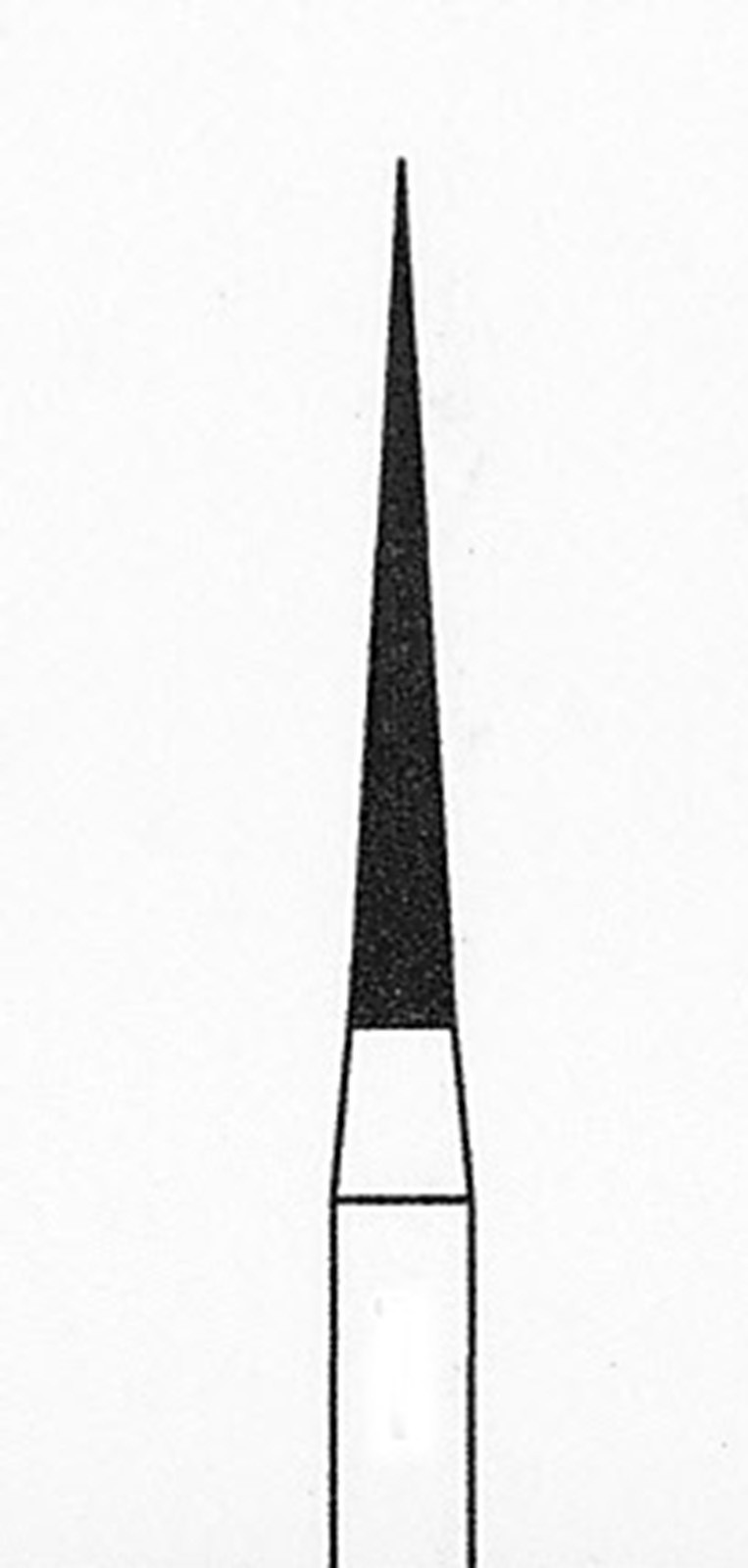 CROSSTECH Dental Diamond C6F, NEEDLES 859/012F, Fine, 5 Burs