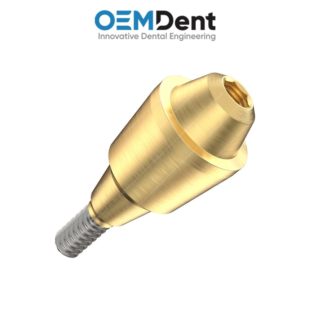 Dental Straight Multi Unit 1.6mm Titanium Set NP Nobel Active®Compatible Conical