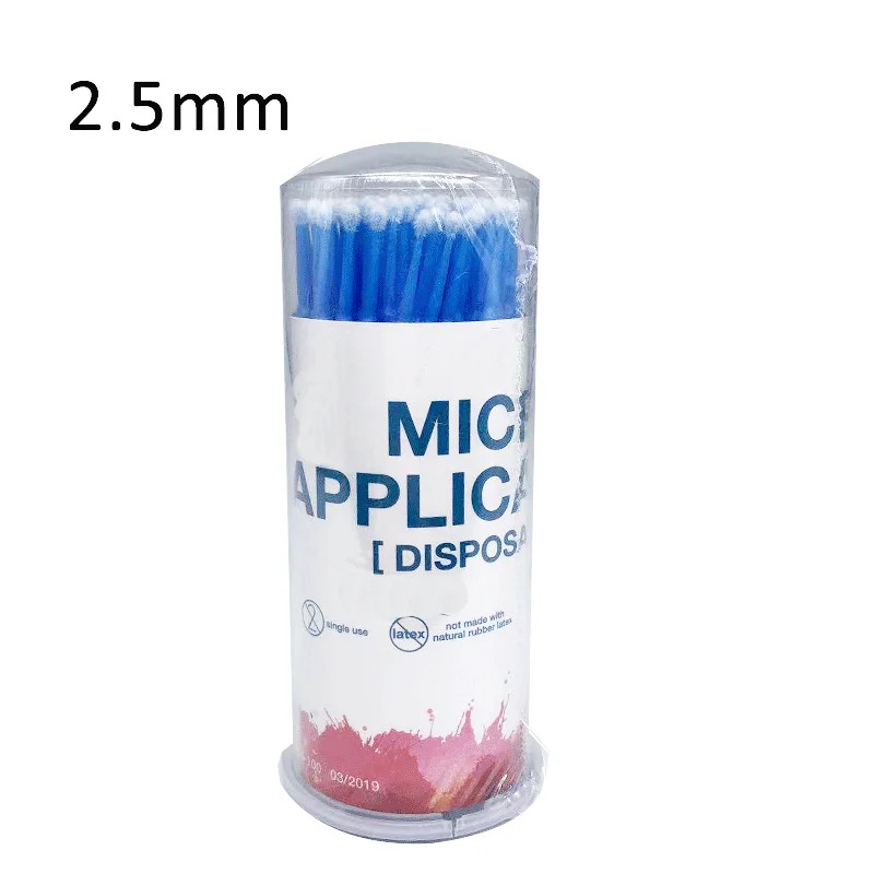 100Pcs/Bottle Dental Disposable Micro Brushes Applicators Micro Brush Dentistry
