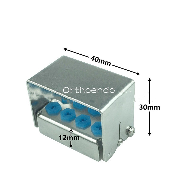 Dental Bur Holder Block Box Disinfection Case Box Organizer 8/12/30 Holes Stand