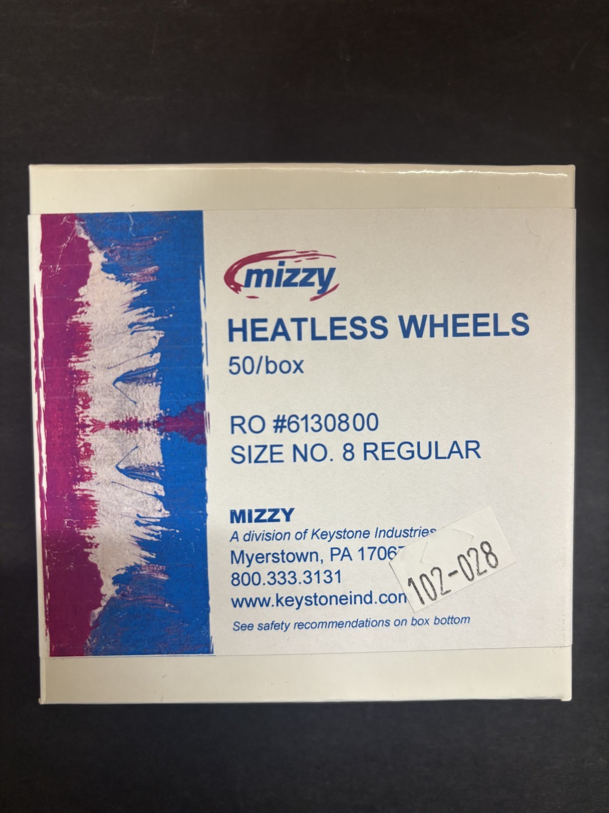 Heatless Wheel Regular #1, 2, 3, 4, 5, 6, 8, 15 (Mizzy) 50Pkg