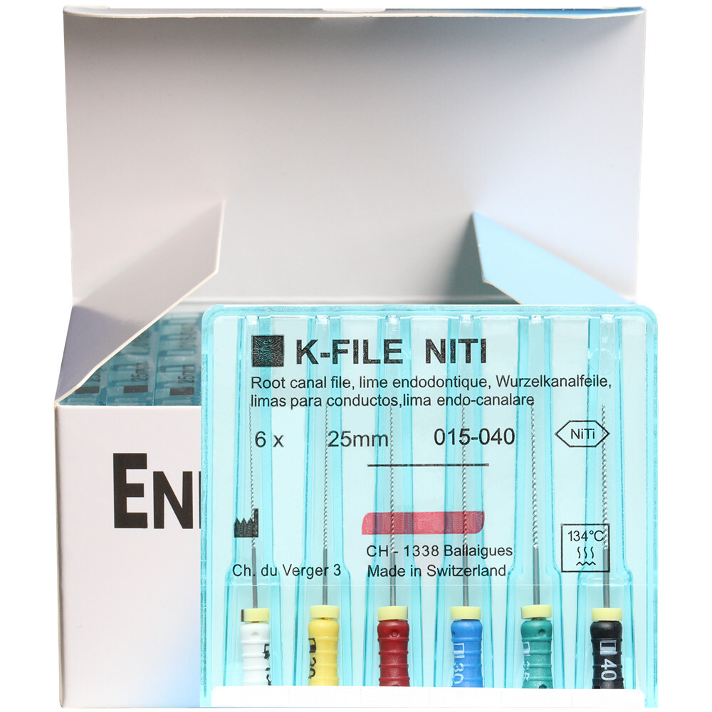 10 Packs 21/25/31mm Dental K-FILE NITIFLEX NiTi Flexible Endo Root Canal K Files