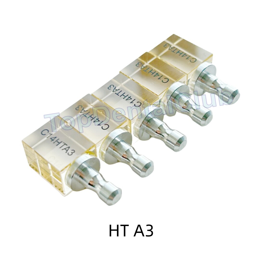 C14 HTA3 Dental Crystal Blocks Glass Ceramic Zirconia Reinforced CEREC Block CAD