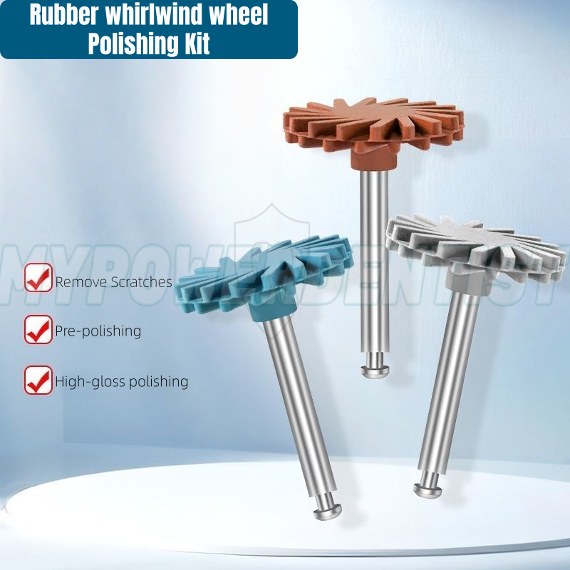 Dental Polishing Wheel Diamond Ceramic Twist RA Radial EVE Coarse/Medium/Fine