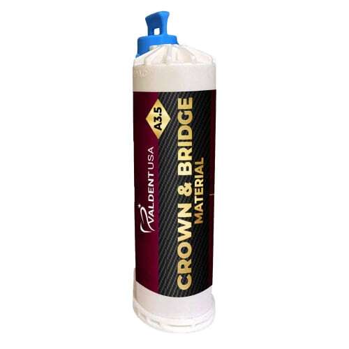 Valdent USA Temporary Crown & Bridge Material, A3.5 Shade, 50 mL Cartridge, 1/Pk