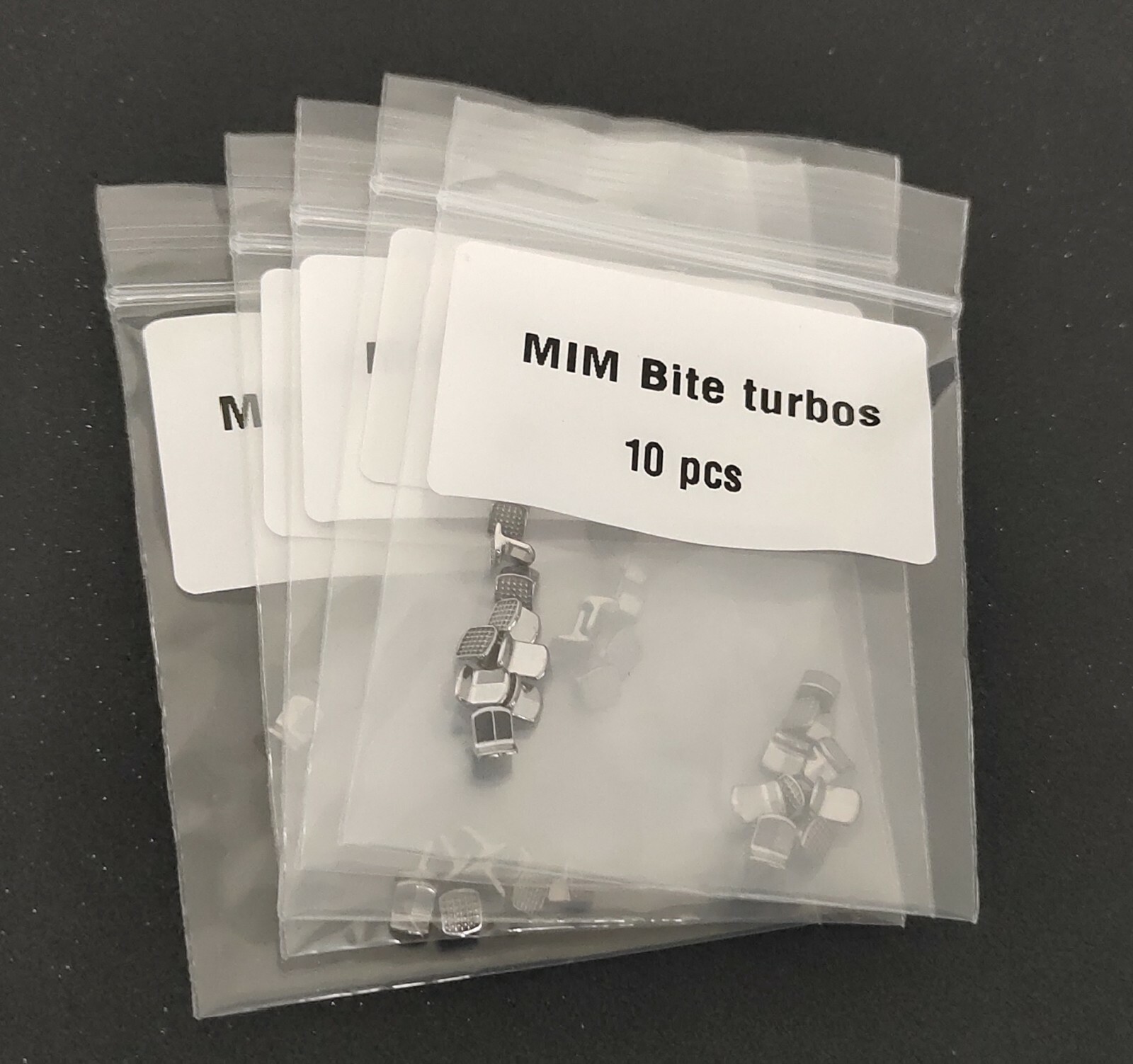 10Packs 100 Pcs Dental MIM Bite Bulider Bite Turbos For Deep Bite Coorection