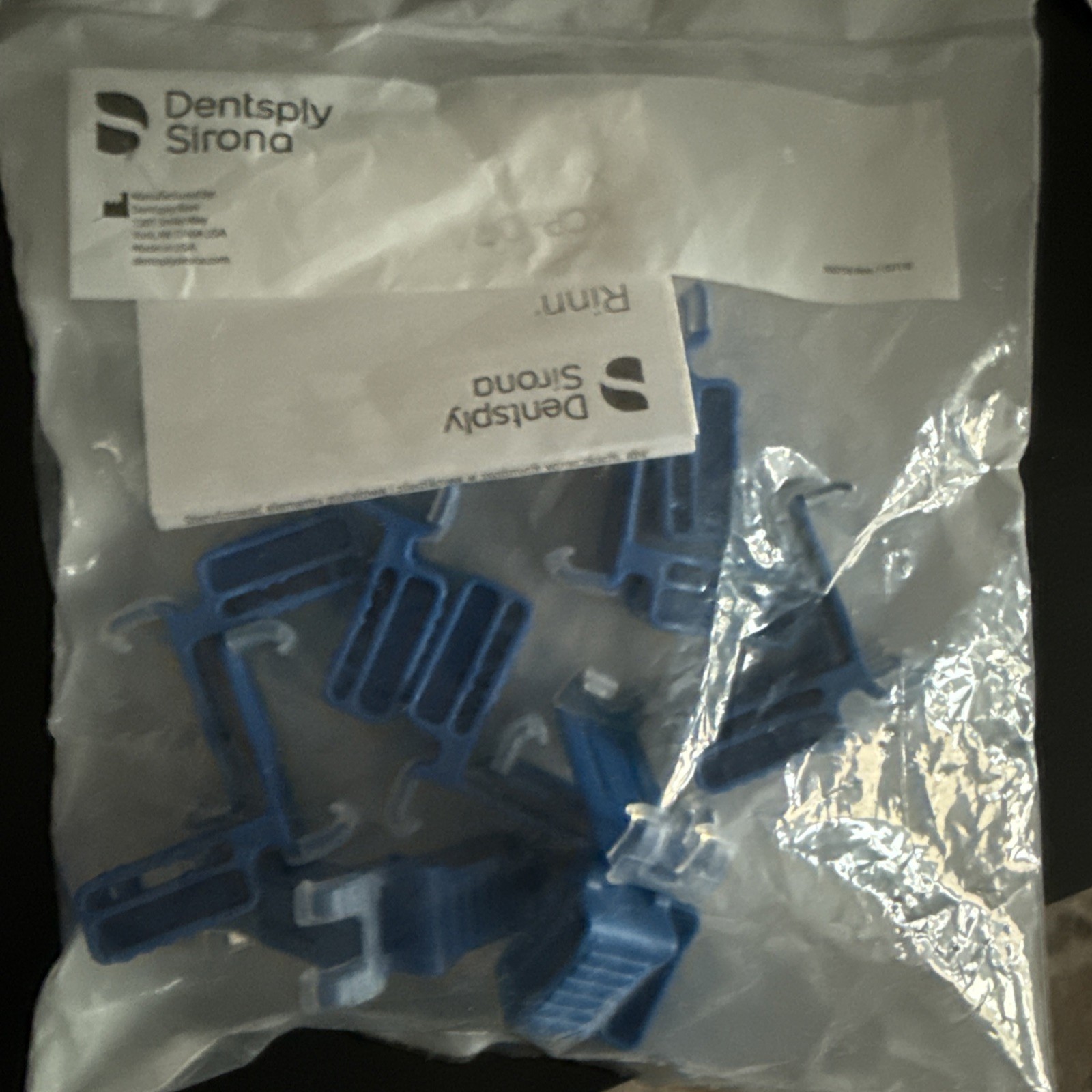 Dentsply XCP-DS Fit Sensor Holder Dental XRAY Anterior Biteblock pack of 10 Blue