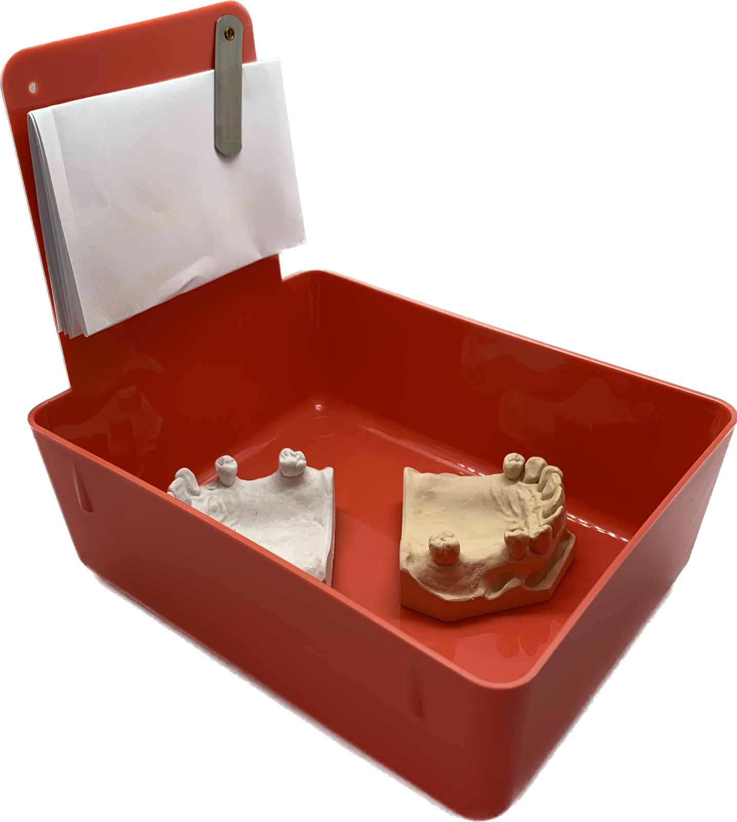 Dental Lab Pan Red 12/box High Quality Color Coded organization