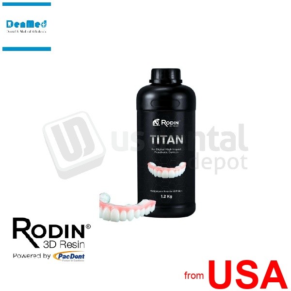 PAC-DENT – RODin Titan, Shade A1, 1.2kg/Bottle – 3D Resins Ceramic Nanohy 476502