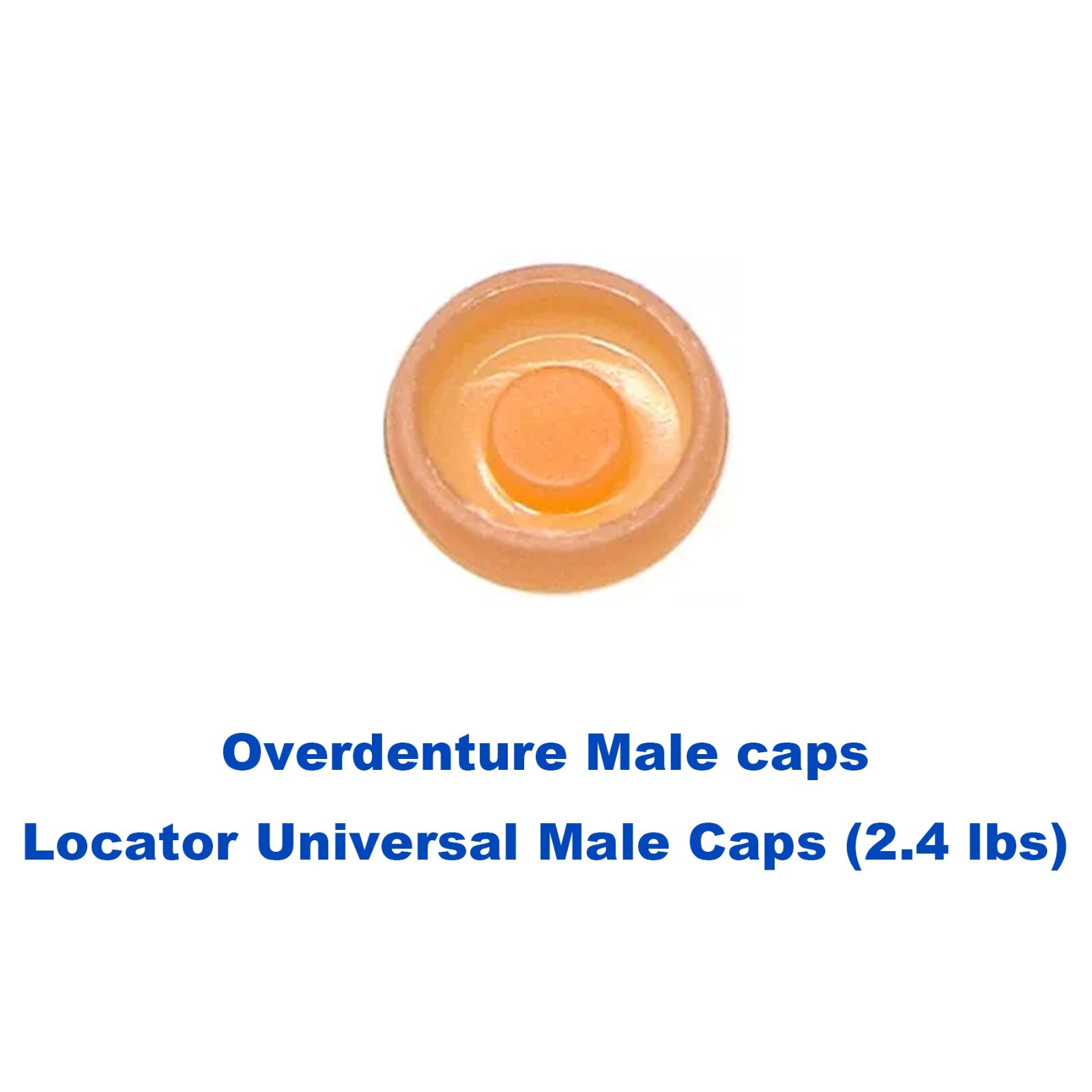 US 20Pcs Dental Overdenture Mini Implants Locator Retentive Caps 1.2/2.4lbs