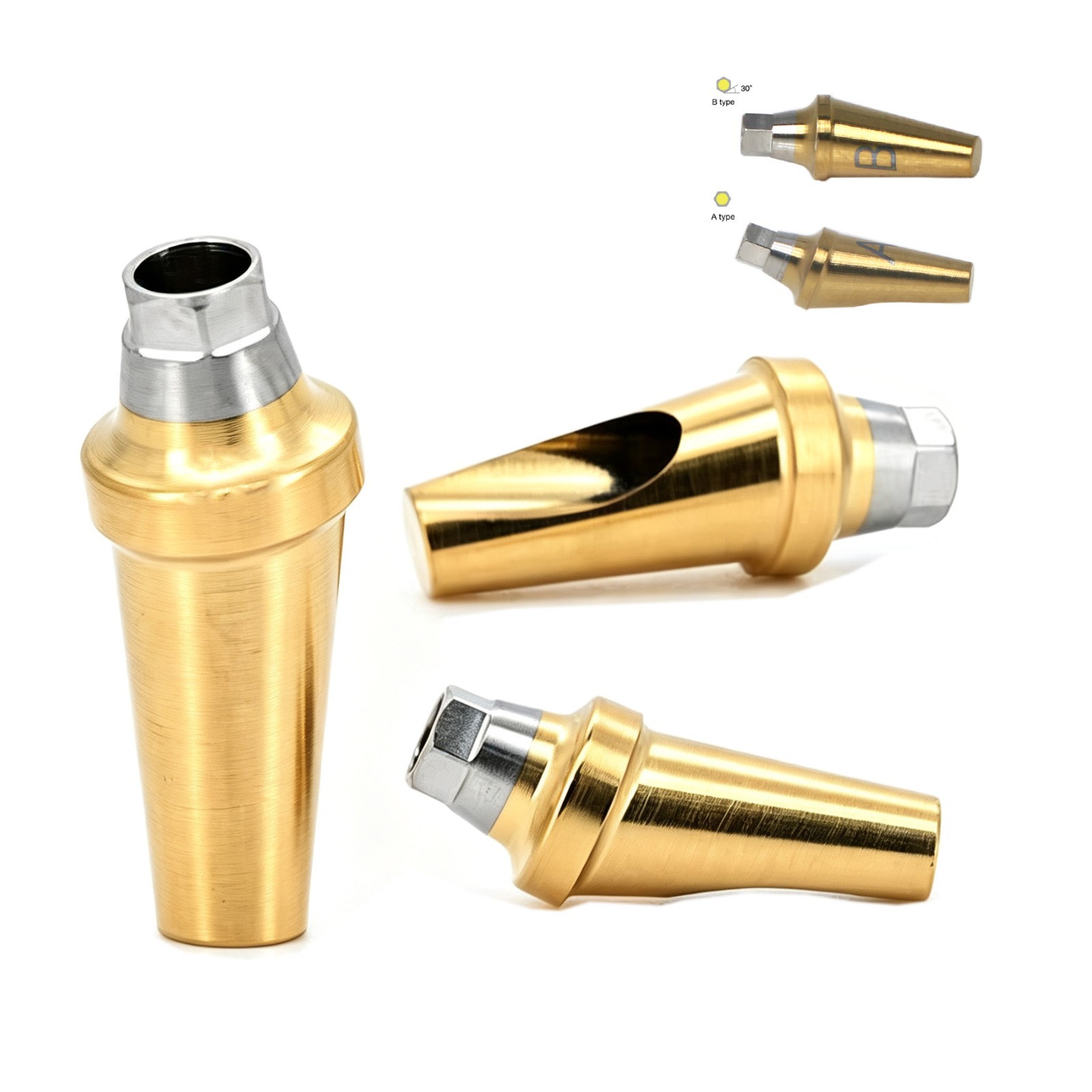 Hiossen ET 17°Angled Abutment Dental Titanium Prosthetic Mini Regular Platform