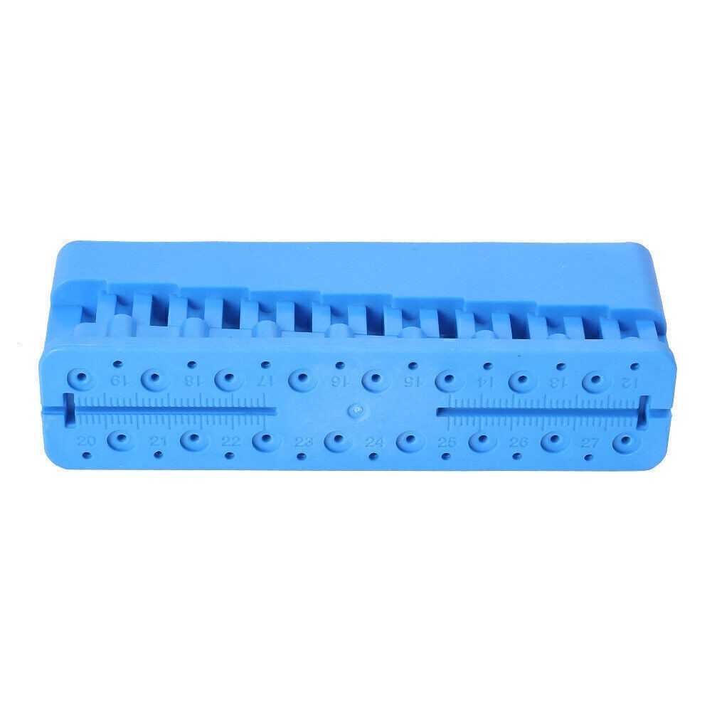 Dental Endo Measuring Block Endodontic File Holder Measuring Ruler Autoclavable