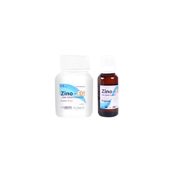 Zino-Eg Zinc Oxide Eugenol Cement, 75g Powder + 20ml Eugenol